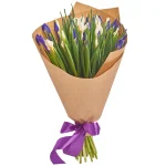 Букет из 35 ирисов микс